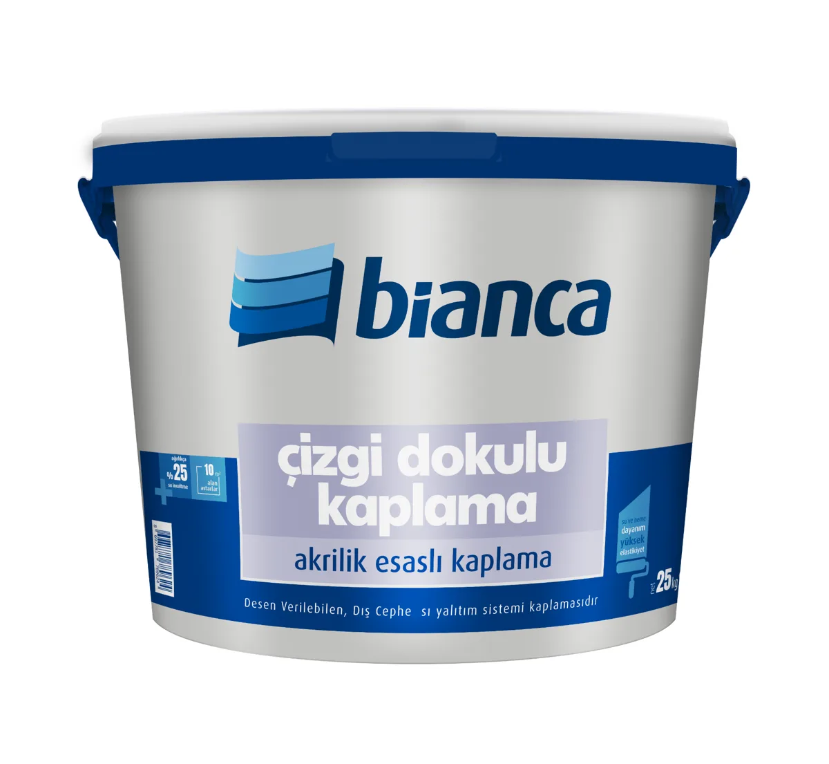 Çizgi Dokulu Akrilik Kaplama